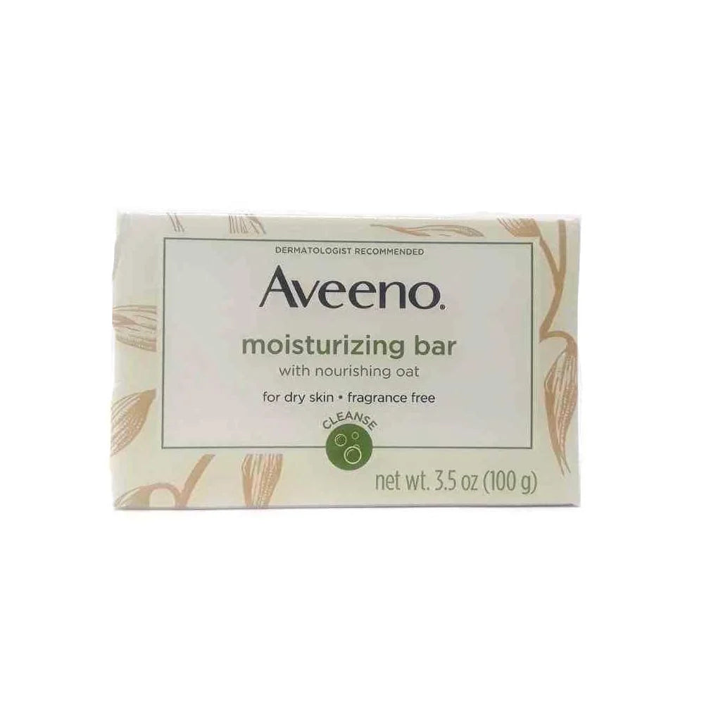 AVEENO Naturals Moisturizing Bar for Dry Skin 3.50 oz (Pack of 8)