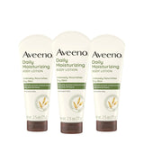 Aveeno Daily Moisturizing Body Lotion, Fragrance-Free, 2.5 fl. oz, 3 Pack