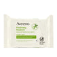 Aveeno Positively Radiant Alcohol-Free Makeup Removing Face Wipes, Ultra Soft, Gentle, Non-Comedogenic Facial Cleansing Wipes Leave Skin Feeling Clean & Soft, Sulfate Free, 25 ct (Pack of 6)