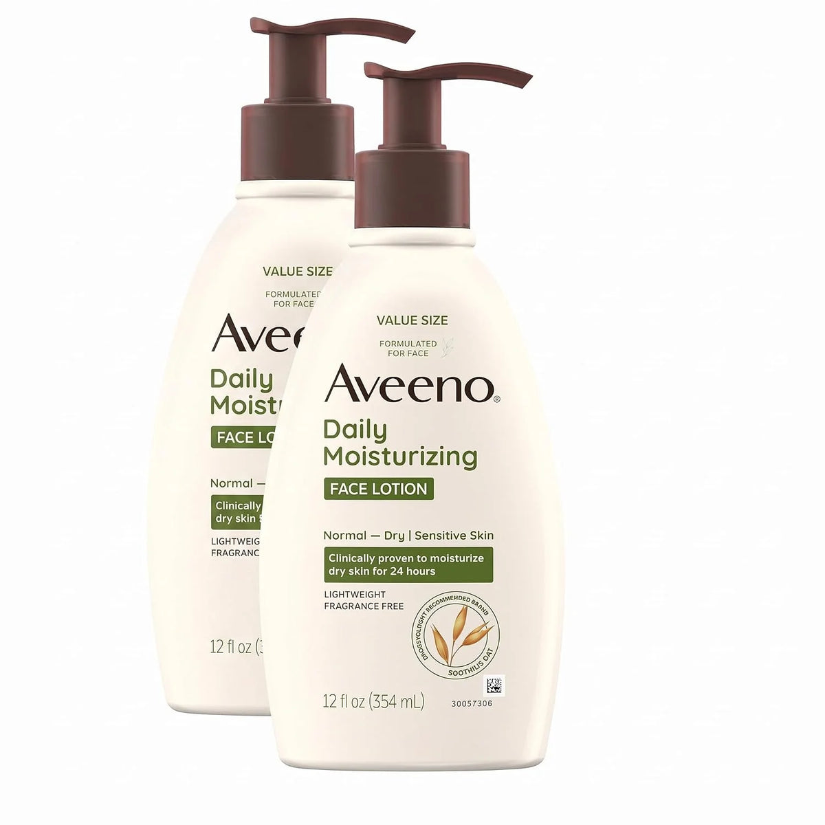 Aveeno Daily Moisturizing Face Lotion, Fragrance Free, 12 fl. oz