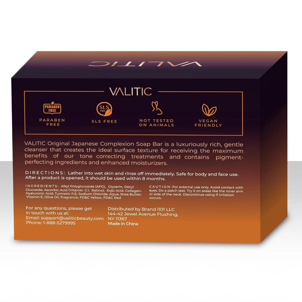 VALITIC Kojic Acid Dark Spot Remover Soap Bars, Turmeric Bar Soaps 4 Pack