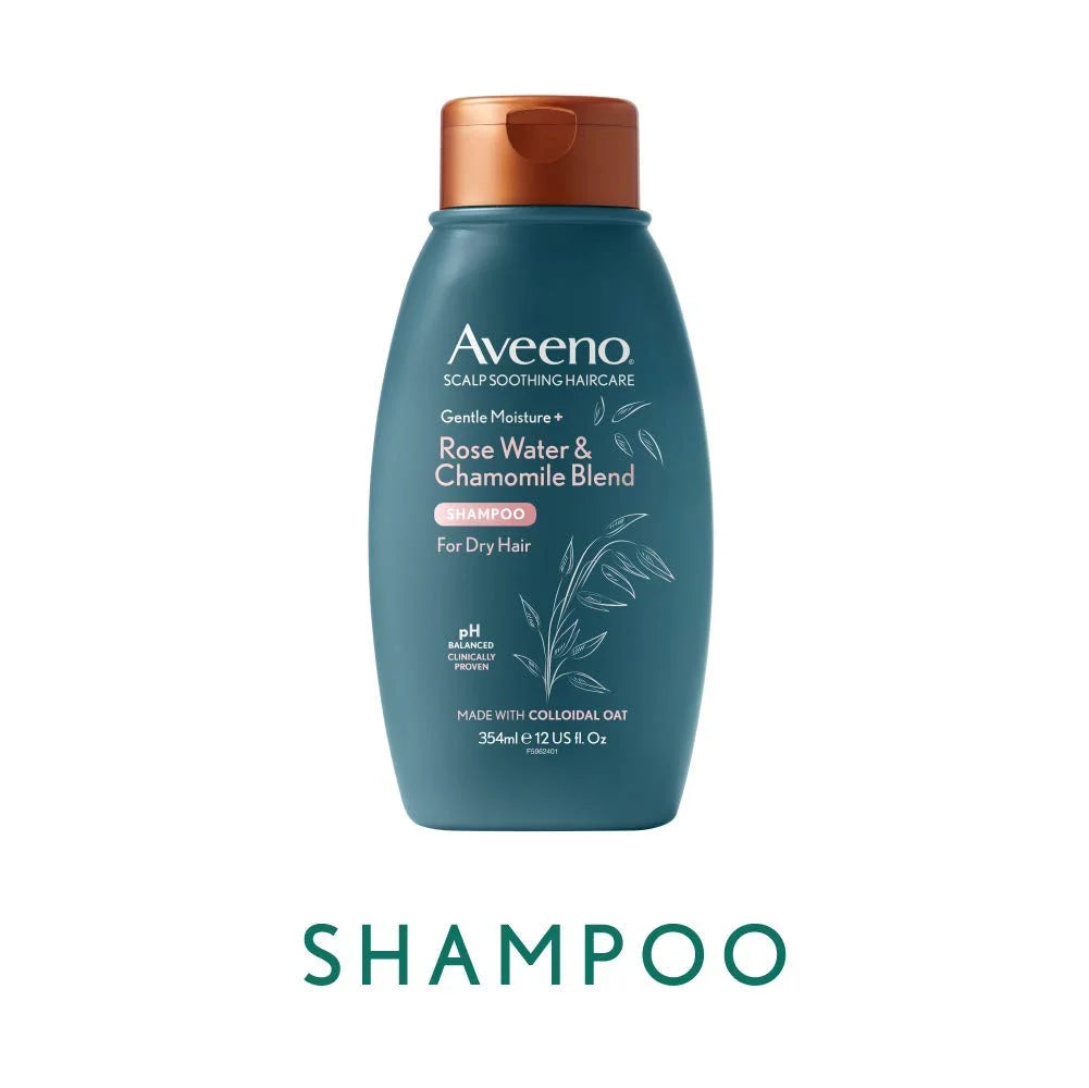 Aveeno Itchy Scalp Shampoo with Rosewater & Chamomile for Dry hair and Scalp 354ml