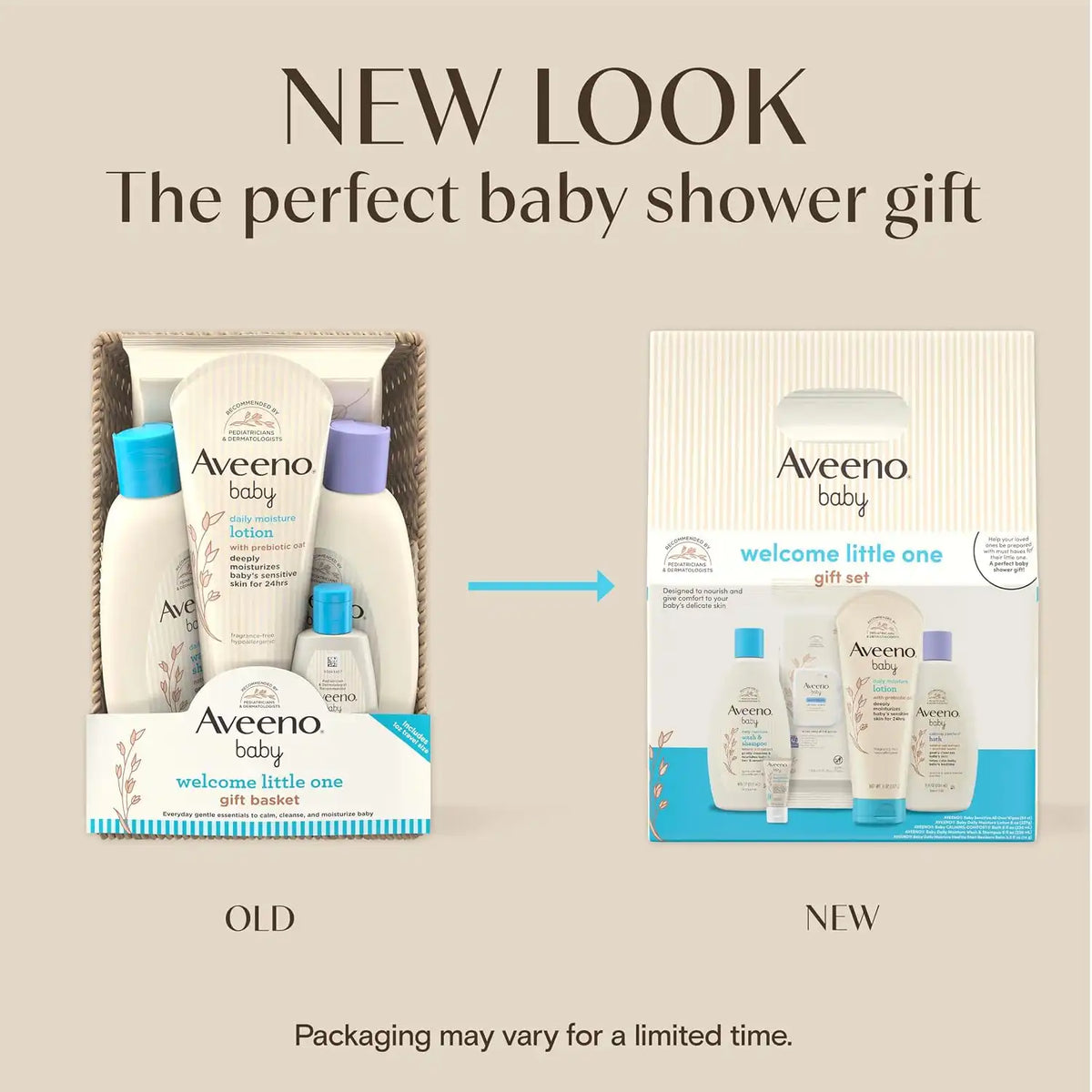 Aveeno Baby Welcome Little One Gift Set, Baby Essentials Items, 7.2 Ounce (Pack of 20)