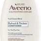 Aveeno, Fresh Greens Blend Sulfate-Free Conditioner with Rosemary, Peppermint & Cucumber to Thicken & Nourish, Clarifying & Volumizing for Thin or Fine Hair, Paraben-Free, 12oz