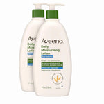 Aveeno Sheer Hydration Fragrance-Free Daily Moisturizing Lotion with Prebiotic Oat for Dry Skin, Lightweight, Fast-Absorbing Body Moisturizer Nourishes Skin with 48-hour Moisture, 18 fl oz (Pack of 2)