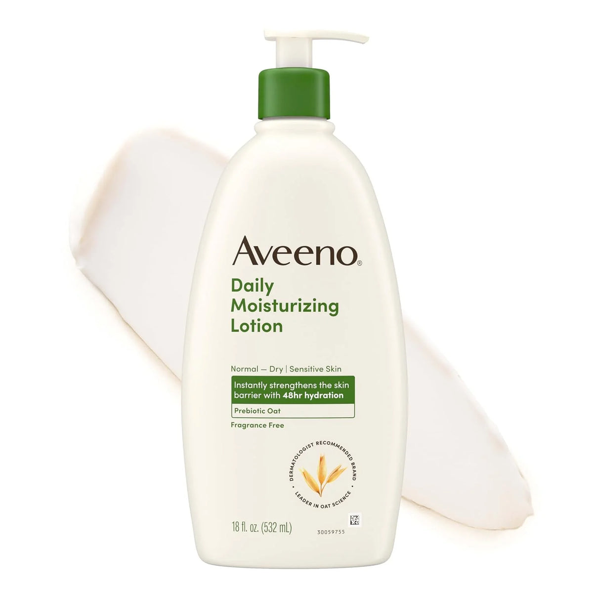 Aveeno Active Naturals Daily Moisturizing Lotion, New 2 Pack Of 20 Fl Ounce Pump, 1 Fl Ounce