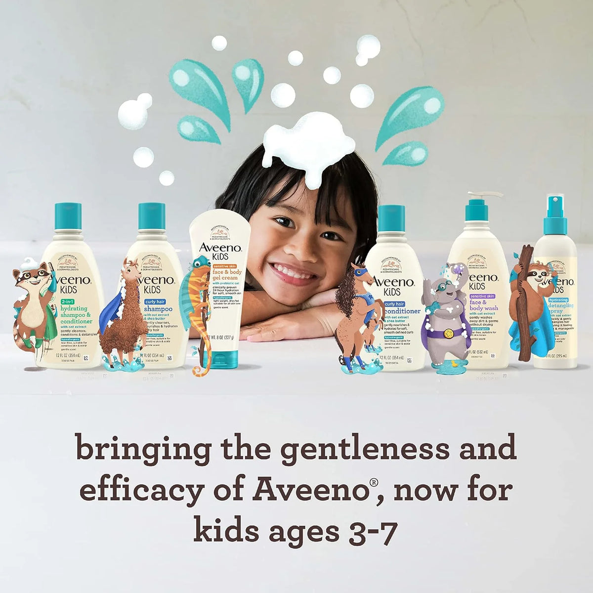 Aveeno Kids Shampoo & Conditioner, Hypoallergenic, 12 fl. oz