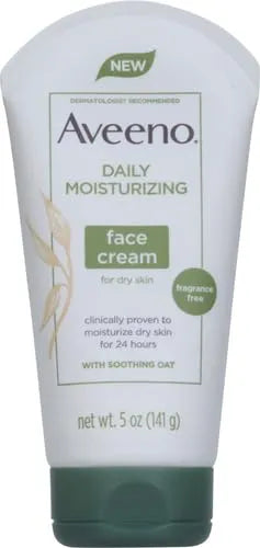 Aveeno Daily Moisturizing Face Lotion, Fragrance-Free, 5 Ounce (Pack of 12)
