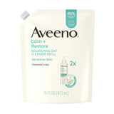 Aveeno Calm + Restore Facial Cleanser Refill Pouch, 16 fl. oz