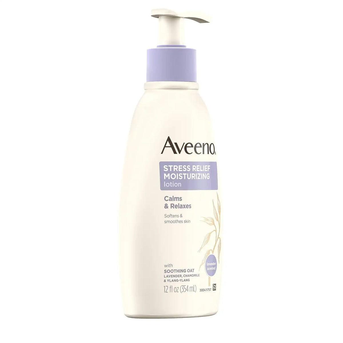 Aveeno Stress Relief Moisturizing Lotion, 12 Fl. Oz (Pack of 4)