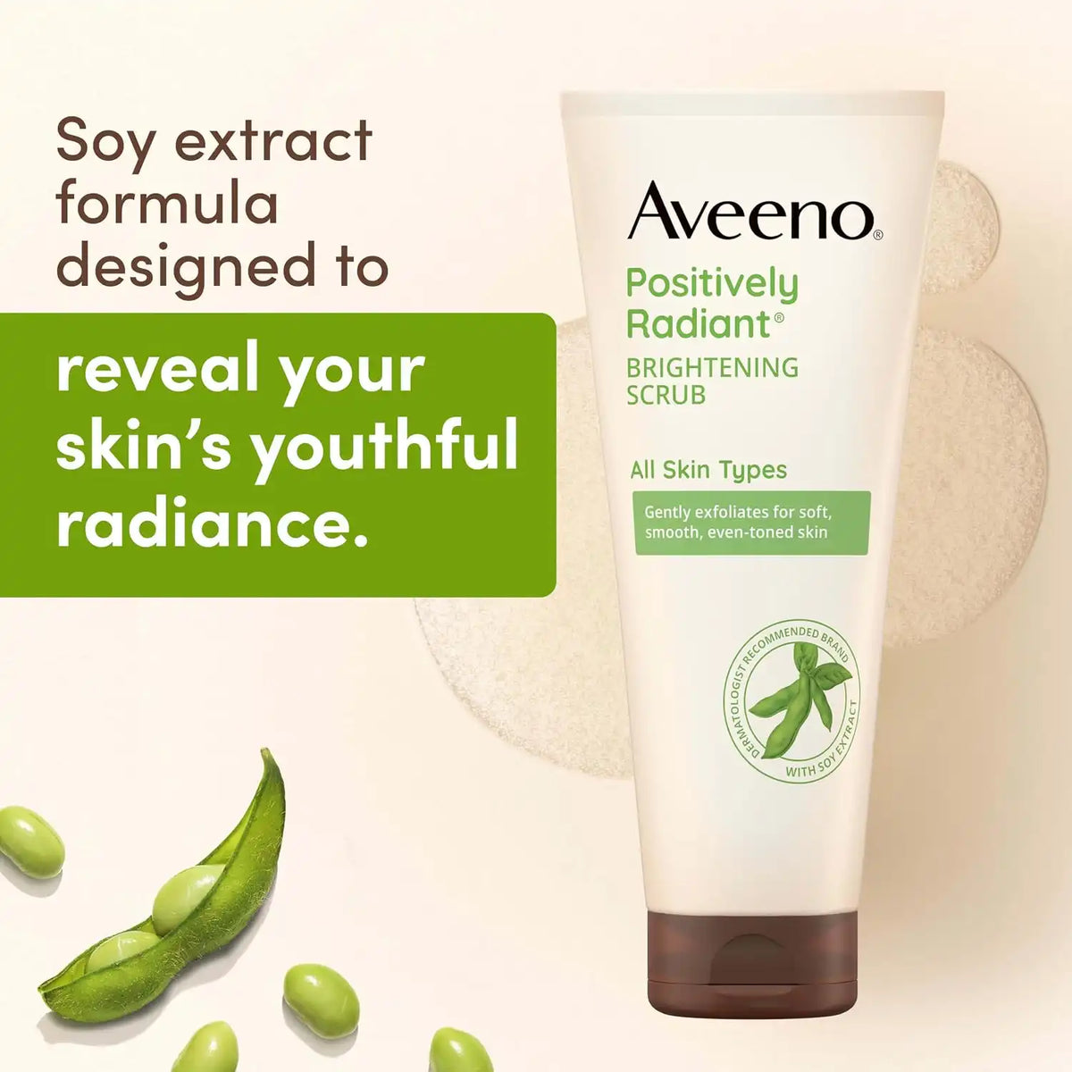 Aveeno Positively Radiant Daily Facial Scrub, 7 oz