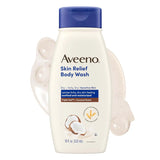 Aveeno Skin Relief Body Wash, Coconut Scent, 18 fl. oz