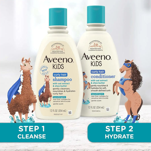 Aveeno Kids Curly Hair Conditioner, 12 fl. oz