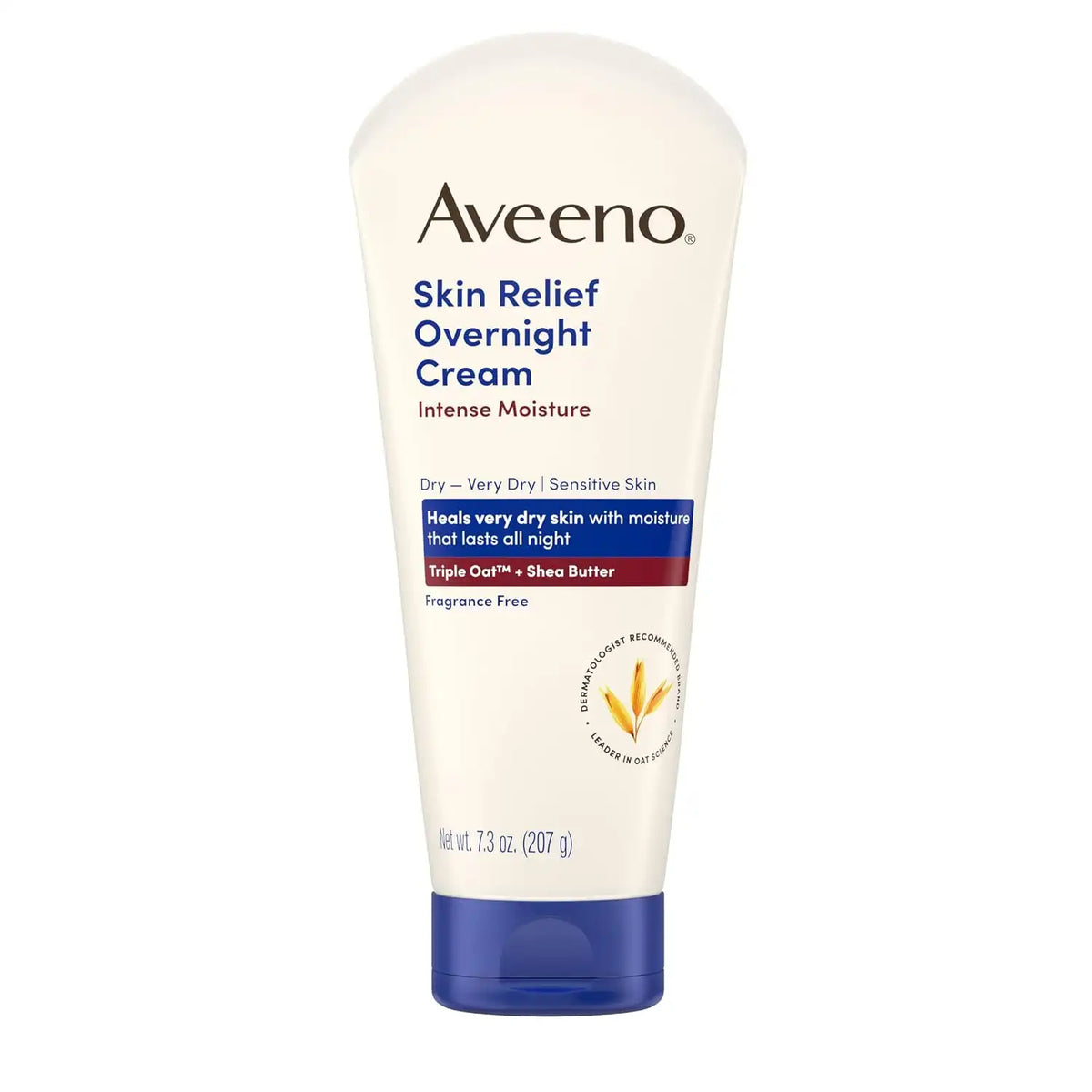 Aveeno Skin Relief Overnight Intense Moisture Cream, 7.3 oz, 3 Pack