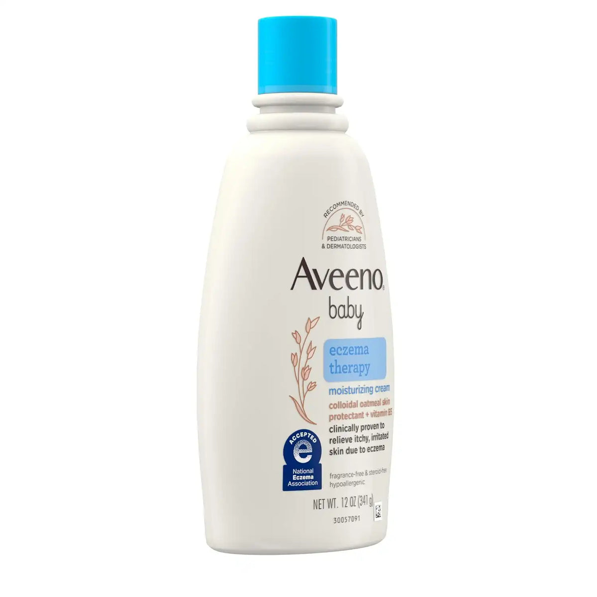 Aveeno Baby Eczema Therapy Moisturizing Cream with Oatmeal, 12 fl. oz