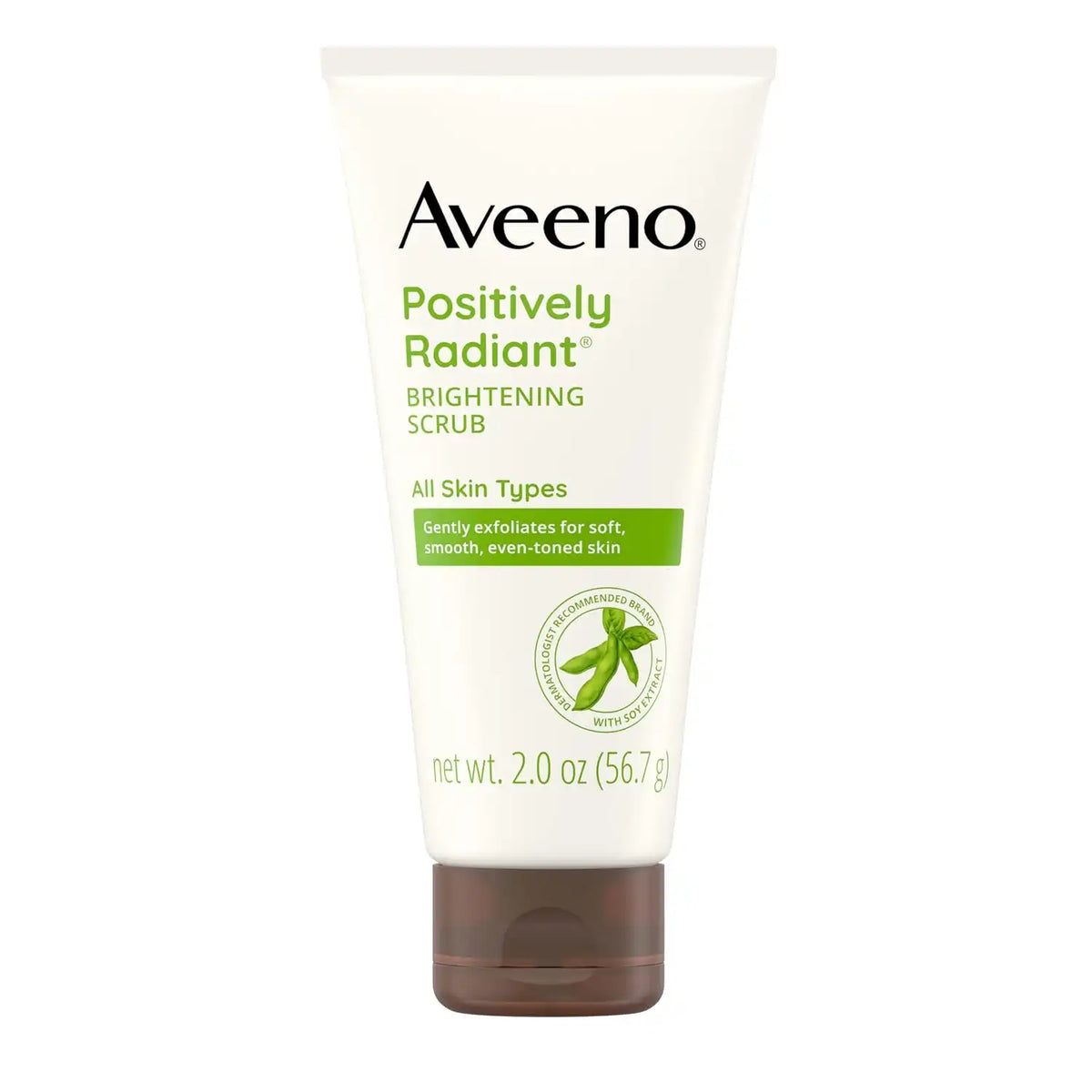 Aveeno Positively Radiant Exfoliating Daily Facial Scrub, 2 oz