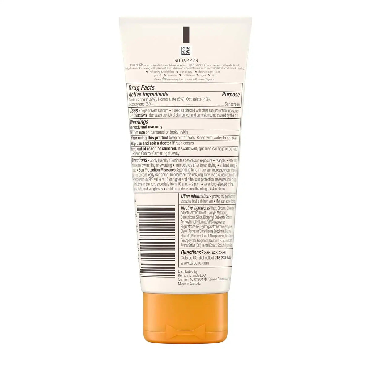 Aveeno Protect + Hydrate SPF 30 Sunscreen Lotion, 3.0 fl. oz
