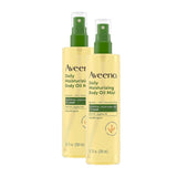 Aveeno Daily Moisturizing Body Oil Mist with Oat & Jojoba Oil for Dry Sensitive Skin,Nourishing Body Spray for Smoother Skin,Paraben-,Silicone- & Alcohol-Free,6.7 fl. oz,(Pack of 4)