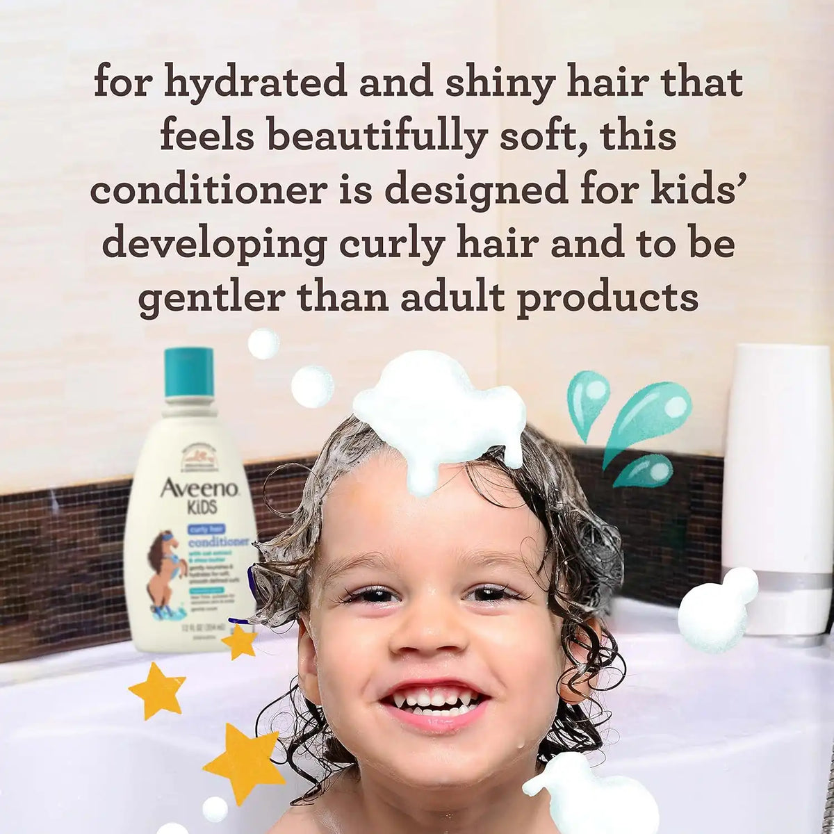 Aveeno Kids Curly Hair Conditioner, 12 fl. oz