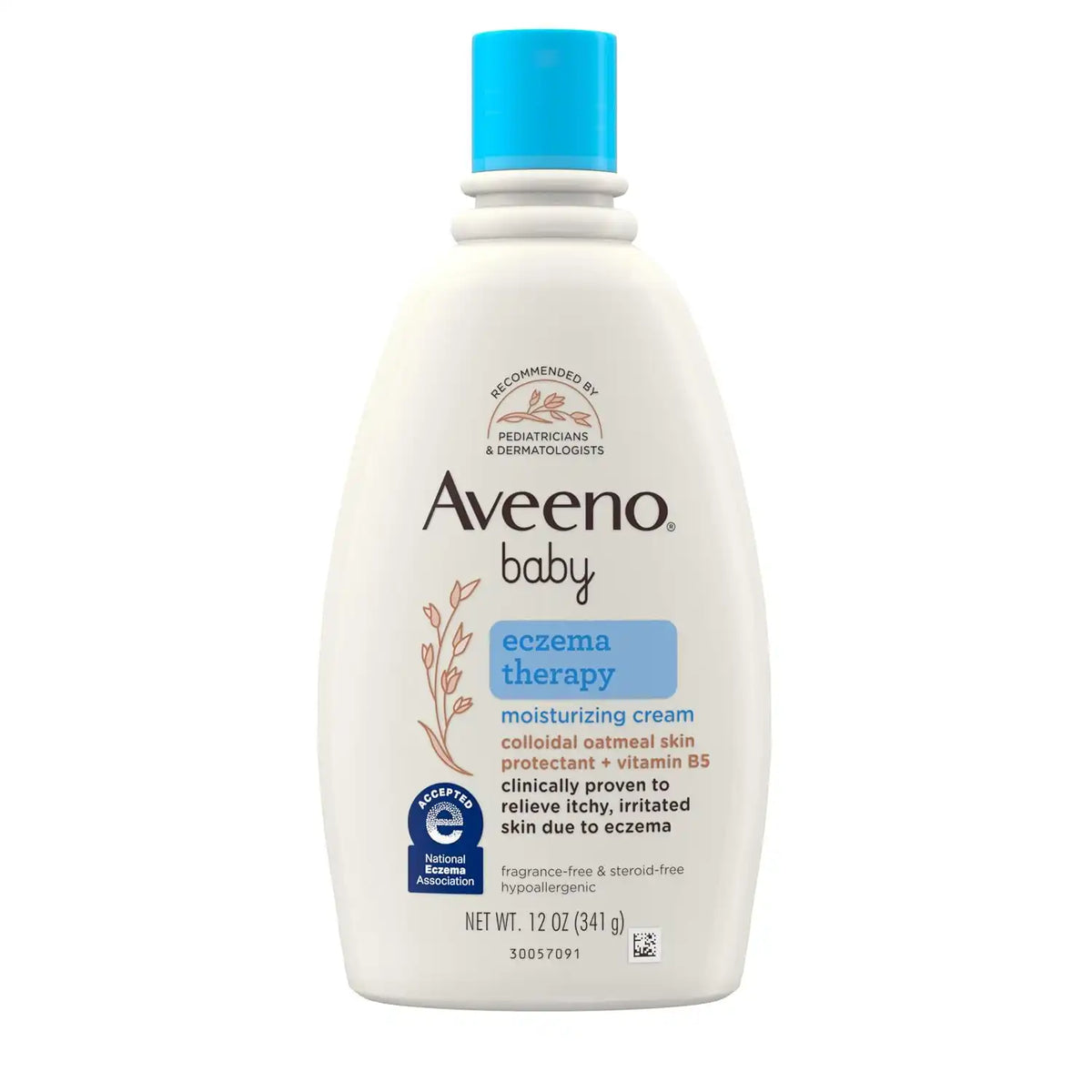 Aveeno Baby Eczema Therapy Moisturizing Cream with Oatmeal, 12 fl. oz