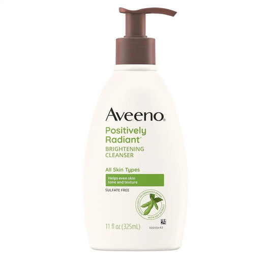 Aveeno Positively Radiant Brightening Facial Cleanser, 11 fl. oz