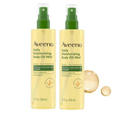 Aveeno Daily Moisturizing Body Oil Mist, Twin Pack, 2 x 6.7 fl. oz