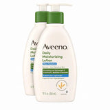 Aveeno Sheer Hydration Daily Moisturizing Fragrance-Free Lotion with Nourishing Prebiotic Oat, Fast-Absorbing Body Moisturizer for Dry Skin with Lightweight, Breathable Feel, 12 fl. oz (Pack of 2)