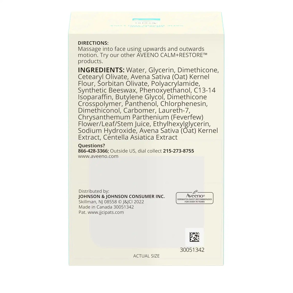 Aveeno Sensitive Skin Moisturizer Bundle, 2 Items