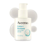 Aveeno Calm + Restore Oat Face Serum, Sensitive Skin Care, 1 Fl Oz (Pack of 12)