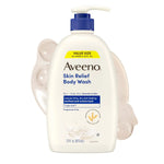 Aveeno Skin Relief Body Wash, Fragrance-Free, 33 fl. oz