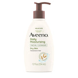 Aveeno Daily Moisturizing Facial Cleanser, Fragrance Free, 12 fl. oz