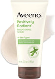 Aveeno Positively Radiant Skin Brightening Daily Face Wash Scrub, 5 Ounce (Pack of 12)
