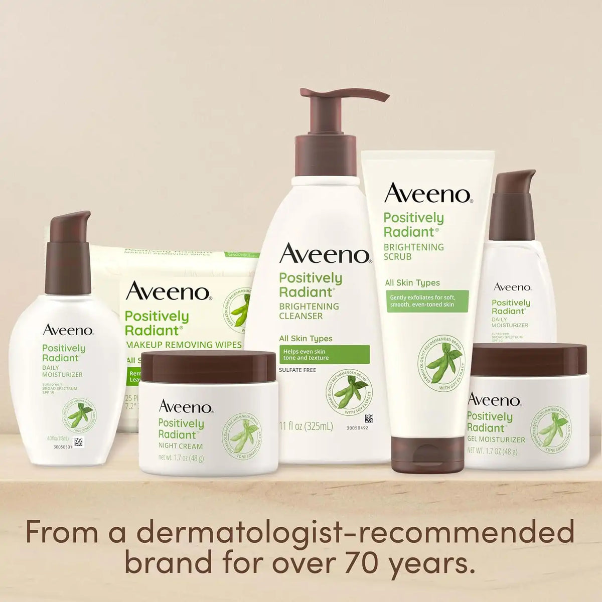 Aveeno Positively Radiant Exfoliating Daily Facial Scrub, 2 oz