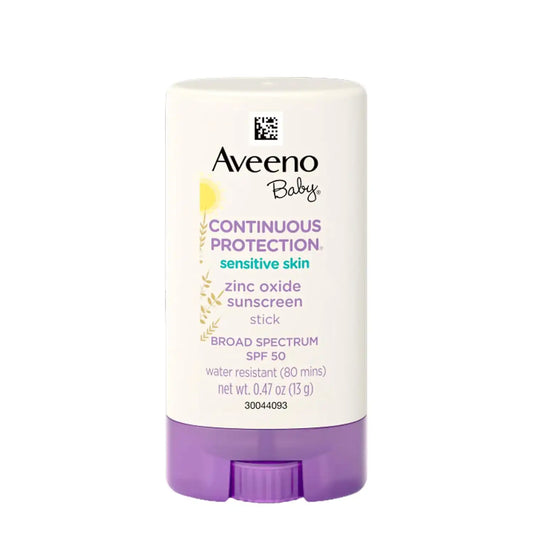 Aveeno Baby Continuous Protection Mineral Sunscreen Stick, SPF 50, 0.47 oz