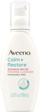 Aveeno Calm + Restore Redness Relief Cleanser, Fragrance Free, 6 Fl Oz (Pack of 12)