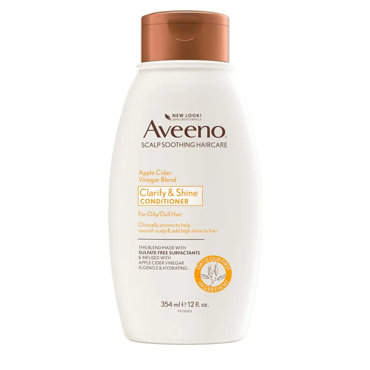 Aveeno Apple Cider Vinegar Clarifying Conditioner, 12 fl oz